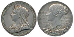 Great Britain, Official Gold Medal for Queen Victoria’s Diamond Jubilee, 83.9g, 1897, obv.