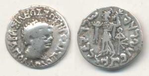 Indo-Greek, Baktria, Apollodotus II (c. 110-80 BC), Silver Drachm, obv. diademed and drape