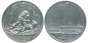 East India Company Medal For Seringapatam, White Metal Medal,48mm, 1799, Soho Mint, obv. t