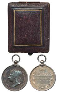Golden Jubilee of Queen Victoria Medal, Silver, 32g, veiled bust of Queen Victoria on obv.