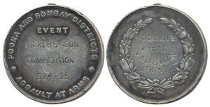 Poona and Bombay Districts, Assault at Arms Event, Vickers Gun Competition 1924-25 engrave