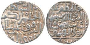 Ala al-Din Ahmed Shah II (AH 838-862; 1435-1457 AD), Silver Tanka, 11.03g, Muhammadabad Mi