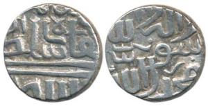 Baz Bahadur (AH 963-968, 1555-1561 AD), Silver Tanka, 6.88g, (GG M241). About Extremely Fi
