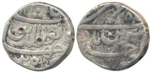 Jahangir, Silver Rupee, 11.20g, Ahmedabad Mint, Muzaiyan couplet (KM 137.1). Very Fine, Ra