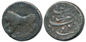 Jahangir, Silver Zodiac Rupee, 10.92g, Ahmedabad Mint, Leo sign, AH 1027. About Very Fine,