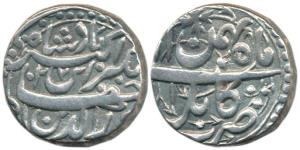 Jahangir, Silver Rupee, 11.30g, Kabul Mint, AH 1027, Month Bahaman (KM 145.9). Extremely F
