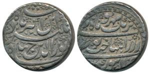Jahangir, Silver Heavy Rupee, 13.58g, Lahore Mint, Sakhat-i-Noorani couplet, AH1024. Very 