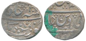 Balwantnagar (Jhansi) Mint, Silver Rupee, 11.18g, in the name of Shah Alam II, RY 20, (KM 