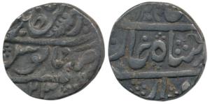 Sojat Mint with pseudo name Dar al-Mansur Jodhpur, Silver Rupee, in the name of Shah Alam 
