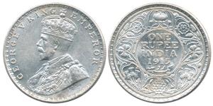 George V, Silver Rupee, 1915, Bombay Mint. Extremely Fine.