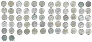 George V, Silver ½ Rupee, 20 different dates including Bombay and Calcutta Mints, 1912 (2)