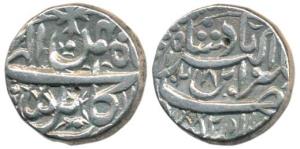 Jahangir, Silver Rupee, 11.26g, Kabul Mint, AH 1028, Month Bahaman with decoration in the 