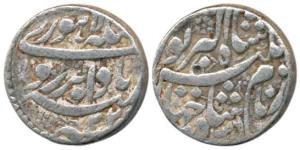 Jahangir, Silver Rupee, 11.16g, Lahore Mint, Bada Bar couplet, AH 1036/22, mint name at to