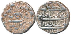 Shah Jahan, Silver Rupee, 11.26g, Multan Mint, AH 1039, Kalima within circle on obv. (KM 2