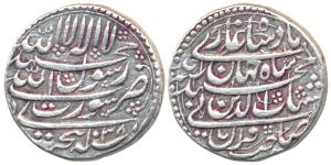 Shah Jahan, Silver Rupee, 11.35g, Surat Mint, AH 1038, complete die impression on both sid