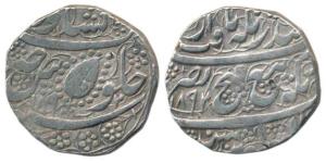 Ranjit Singh, Silver Rupee, 7.92g, Peshawar Mint, VS 1892, date on both sides, Gobindshahi