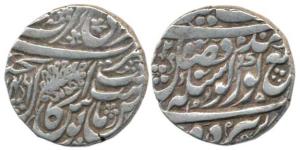 Amritsar Mint, Silver Rupee, 11.28g, Nanakshahi couplet, VS (18)46, Guru Nanak era 320, ru
