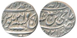 Nawab Vazir, Silver Rupee, 11.15g, Muhammadabad Banaras Mint, in the name of Shah Alam II,