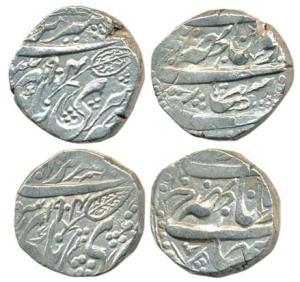Gulab Singh, Silver Rupee (2), Srinagar Mint, JHS on obv., VS 1904. Very Fine, Scarce. (2)