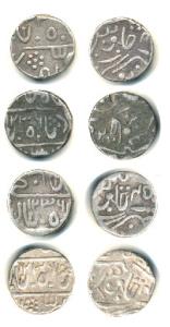 Dulep Singh (AH 1241-1281, 1825-1864 AD), Silver Rupee (4), Deogarh Mint, in the name of S