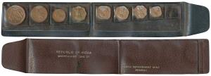 1967 Uncirculated Set, set of 8, Paisa 1, 2, 3, 5, 10, 20, 50 and 1 Rupee, but of 1962. In