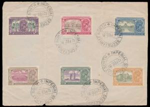 1931, King George V, Inauguration of New Delhi, Set of 6, SG 226-31 on Piece tied by “IMPE