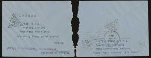 1940, “SERVICE OF PRISONERS OF WAR” hand-stamp, stamp on cover to Bombay from Central Inte