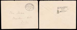 1941, Cover bearing “VICEROY’S CAMP P.O/POSTAGE/PREPAID IN CASH/21 FEB 41” Pmk. to Delhi, 