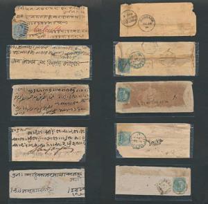 Lot of 33 covers bearing various Early Indian Cancellations, Good starter collection for s