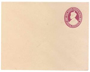 1932, King George VI, PSE, 1a.3p. purple on white laid, 120 X 94mm (PV#EN36). Mint, Fine.