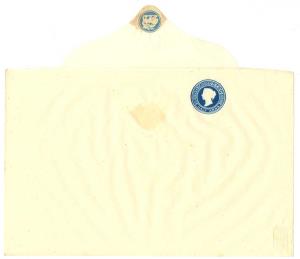 Queen Victoria, ½ Anna Die, 1 letter-sheet without watermark (PV#LS1 var) in mint post-off