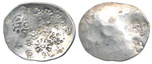 Punch-marked, Kashi Janapada (c. 600-500 BC), Silver Vimshatika, 4.70g, four major geometr