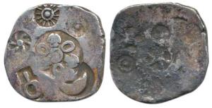Punch-marked, Magadha region (c.550-525 BC), Archaic Silver, 5.40g, Vimshatika standard; w