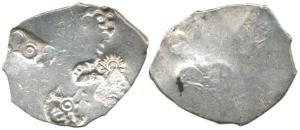 Punch-marked, Magadha Janapada (c. 425-400 BC), Silver Karshapana, 3.32g, Series I, five-s