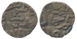 Shihab al-Din Umar Shah (AH 715-716; 1316 AD), Billon 6 Gani, AH 715 (G&G D242). Very Fine