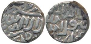 Akbar, Silver Rupee, 6.95g, without mint name, probably Mandu a Malwa Issue, (KM 75.2). Ve