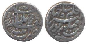 Nur Jahan (AH 1033-1037, AD 1623-1627), Silver ½ Rupee, Patna Mint, RY 22. Very Fine, Very
