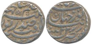 Nur Jahan, Silver Rupee, 11.31g, Patna Mint, poetic couplet on obv., AH 1032/22, with comp