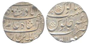 Shah Alam Bahadur, Silver Rupee, Sholapur Mint, AH 111x/2 (KM 348.32). Very Fine+, Scarce.
