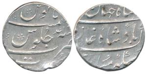 Shah Jahan II, Silver Rupee, 11.48g, Surat Mint, RY Ahd. Very Fine+, Scarce.