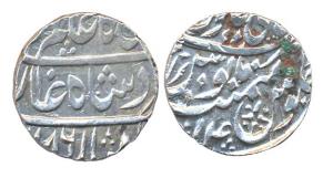 Rohila issue, Shah Alam II (AH 1173-1221, 1759-1806 AD), Silver Rupee, Pali Humayunpur Min