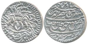 Nasir-ud-din Haider, Silver Rupee, 10.8g, Dar-us-Sultanate Lucknow Mint, AH 1250/6. Very F