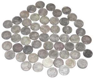Complete date-wise collection of British India Rupees, Silver 1835 to Cupro Nickel 1947 (e