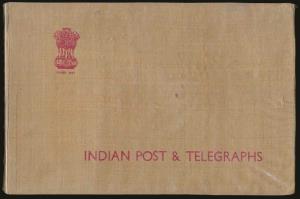 Indian Post and Telegraphs, album of postage stamps of India 1957-1964. Album includes 82 