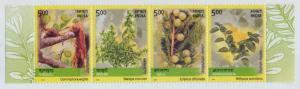 2003, Medicinal Plants of India, Horizontal Strip of 4, Phila#1965a. Fine.