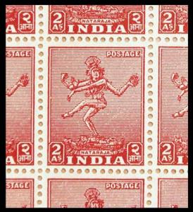 1949, Archaeological and Historical Monuments Series, Definitive Stamp of 2a., Nataraja, P