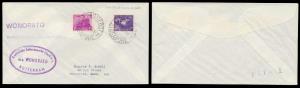 1956, Five Year Plan Series, 3ps and 6ps tied by “SINGAPORE/PAQUEBOT/24 DEC 56”. Fine.