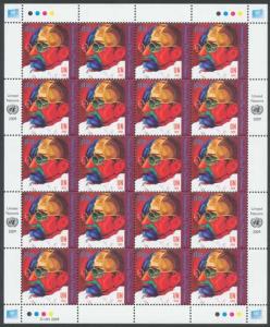 2009, International Day of Non-Violence, Mahatma Gandhi portrait stamp issued by United Na