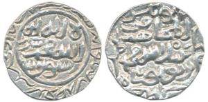 Shahar Lakhnauti Mint, Silver Tanka, 10.92g, coin struck in the name of Muhammad bin Tughl