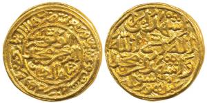 Muhammad III bin Tughluq (AH 725-752, 1325-1351 AD), Gold Heavy Dinar, 12.83g, Hazrat Delh